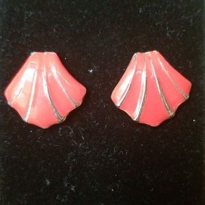 Vintage enamel earrings
